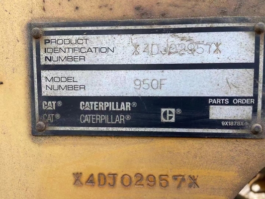 Hochenergieverbrauch CAT950F-Radlader mit guten Arbeitsbedingungen im Bau