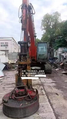 Baustoffgeschäfte verwendet HITACH ZX120 Bagger für Ihre Baustelle
