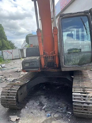 Baustoffgeschäfte verwendet HITACH ZX120 Bagger für Ihre Baustelle