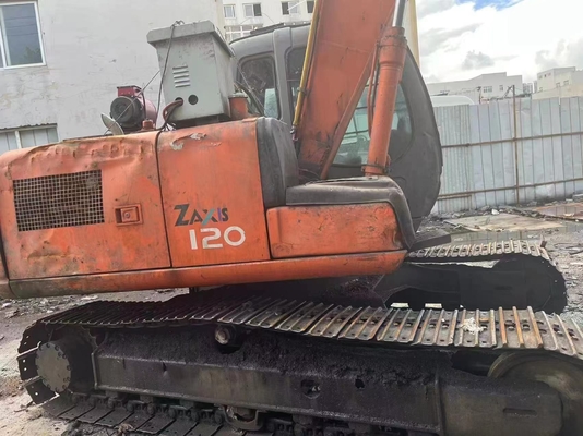 Baustoffgeschäfte verwendet HITACH ZX120 Bagger für Ihre Baustelle