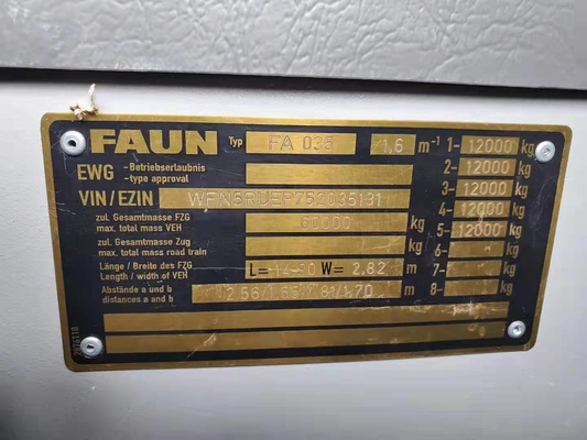 Eaton Hydraulikpumpe und 3000 Arbeitsstunden verwendeter Lkw-Kran ATF110G für das Schwerlastheben