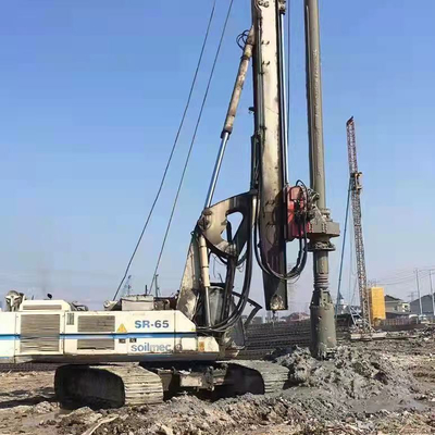 Bauarbeiten Diesel Power Soilmec SR-80C SR-70 SR-60 SR-65 Bohrfläche in Italien