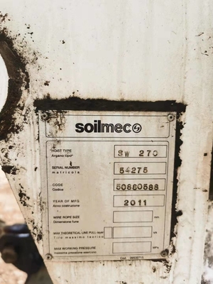 Bohrdurchmesser 2,5 m Soilmec SR-60 SR-65 SR-70 R-516 R-622 Rotationsanlage Hergestellt in Italien