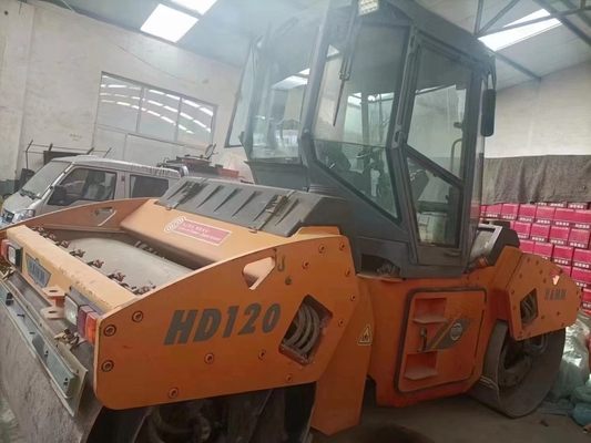 Gebrauchte Straßenwalze HM HD90 Vibrationswalze mit starker Energie und guten Arbeitsbedingungen