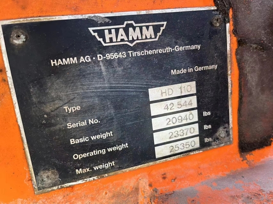 18000 KG Vibrationswalze HD110 HD128 HD138 HD90 Modelle aus Deutschland in Shanghai verwendet