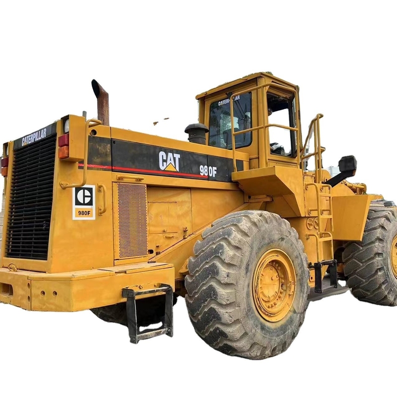 6 Tonnen Nennlast CAT980F Gebrauchtradlader mit anderer Hydraulikpumpe und in gutem Zustand