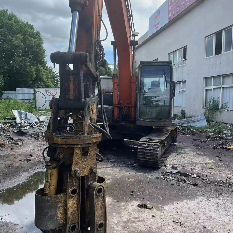 Baustoffgeschäfte verwendet HITACH ZX120 Bagger für Ihre Baustelle