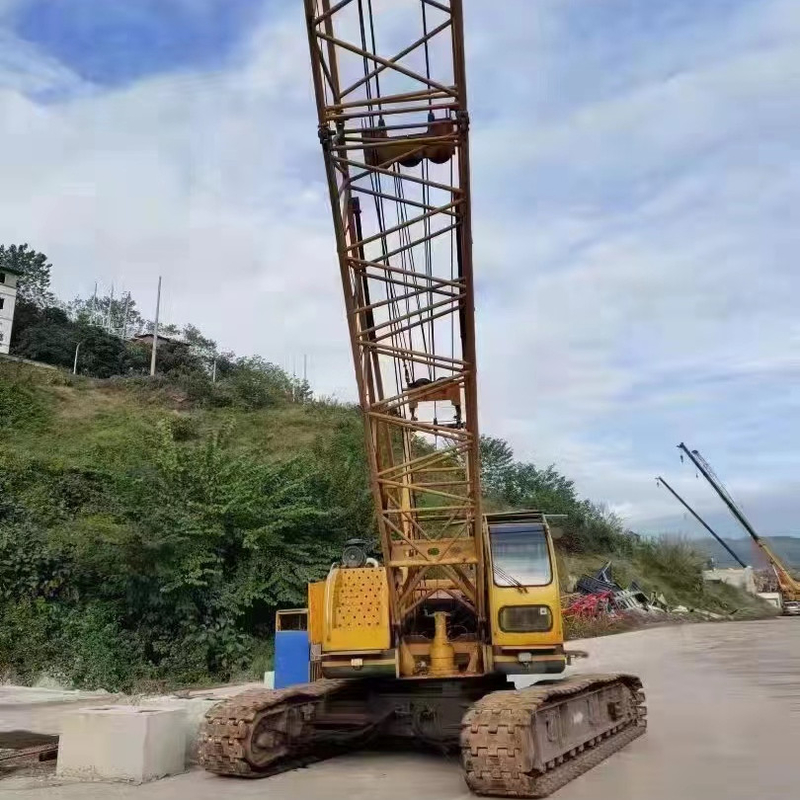 Gebrauchtes XCMG 55T 80T QUY55 QUY50-II QUY80 Crawler Crane mit Max. Hebhöhe 50M