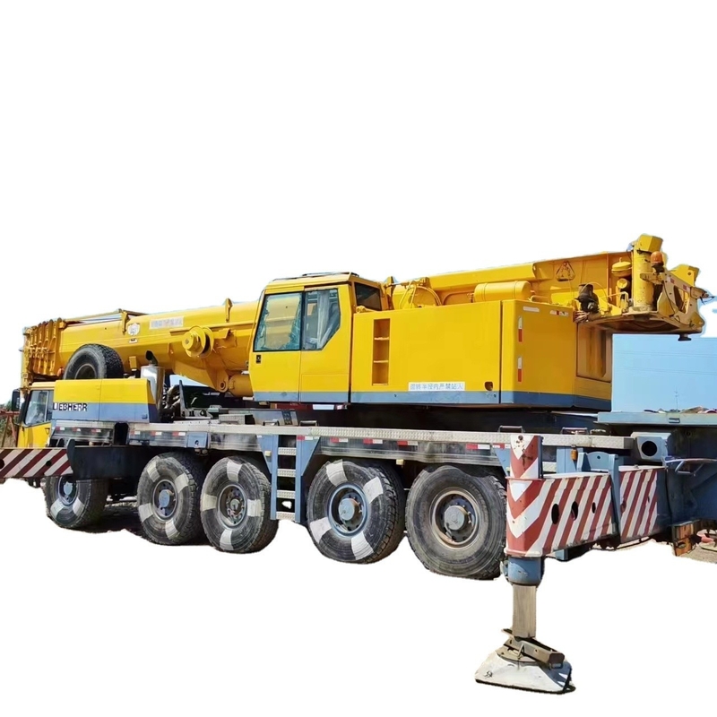 Cummins Motor Liebherr 160T Gebrauchtfahrzeugkranich für den Bau von Motoren Pumpen Technischer Verkauf