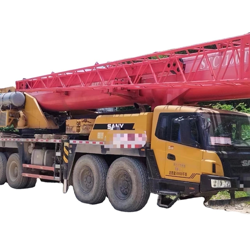 SANY STC800T6 Gebrauchtwagenkranich mit 260 Tonnen Nennlastkapazität und Liyuan-Hydraulikventil